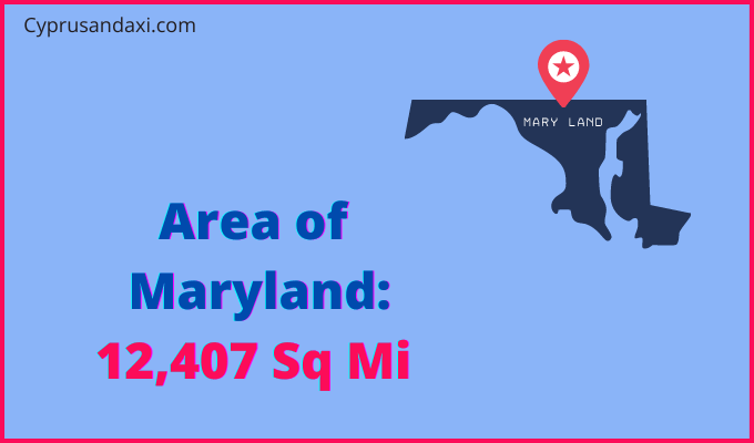 Area of Maryland compared to Zimbabwe