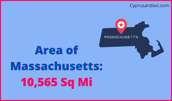 Area of Massachusetts compared to Egypt