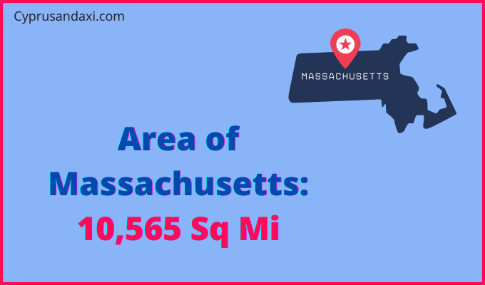 Area of Massachusetts compared to South Africa