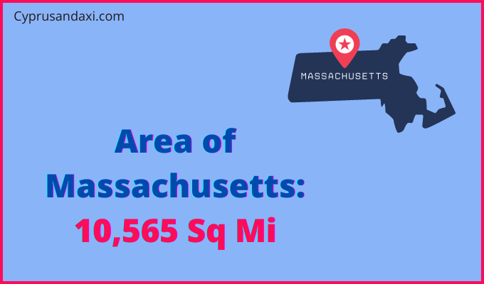 Area of Massachusetts compared to Syria