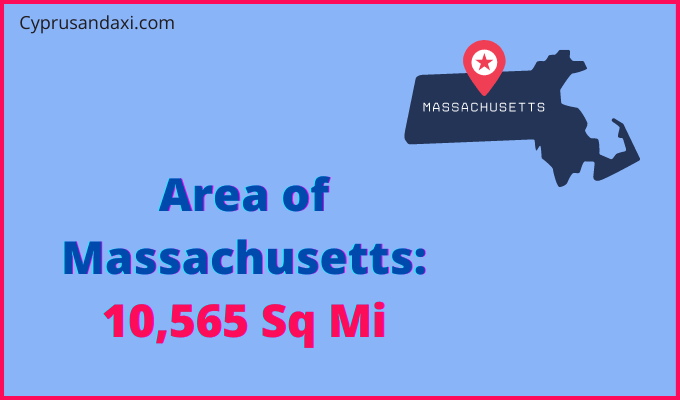 Area of Massachusetts compared to Thailand