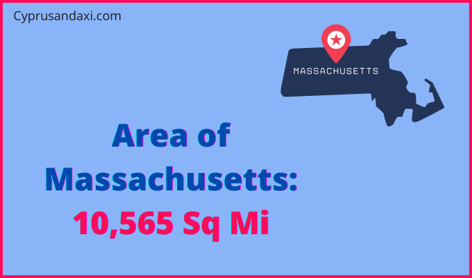 Area of Massachusetts compared to Ukraine