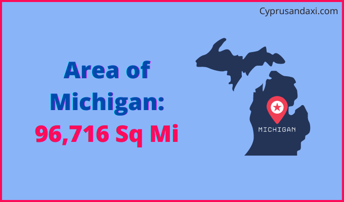 Area of Michigan compared to Ethiopia