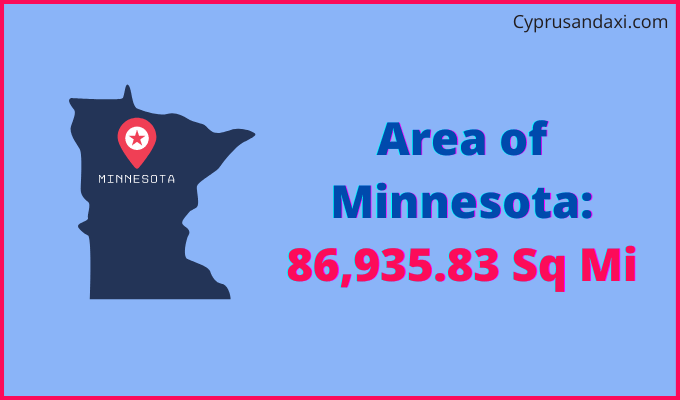 Area of Minnesota compared to Liberia