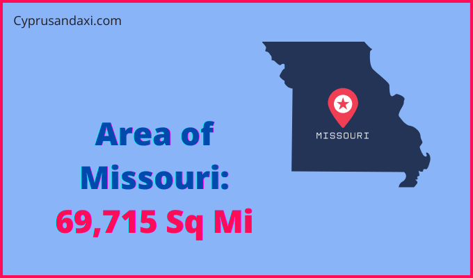 Area of Missouri compared to Vietnam