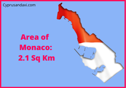 Area of Monaco compared to Michigan
