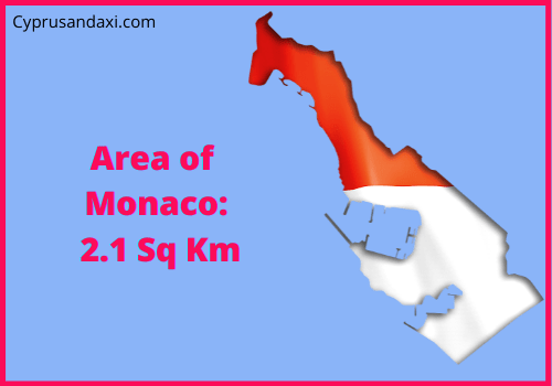 Area of Monaco compared to Nebraska