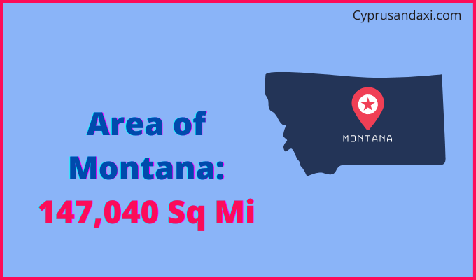 Area of Montana compared to Honduras