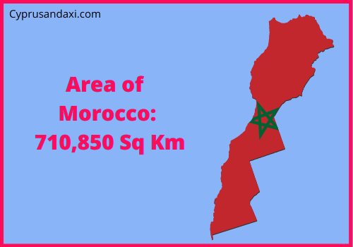 Area of Morocco compared to New Mexico