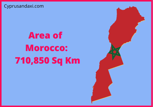 Area of Morocco compared to Pennsylvania