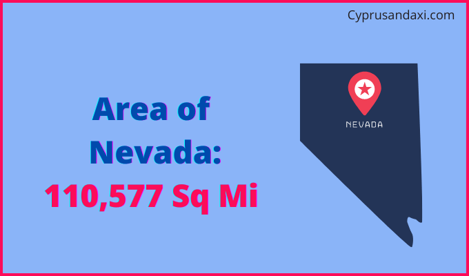 Area of Nevada compared to Cameroon