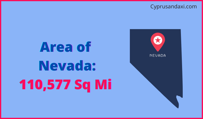 Area of Nevada compared to Ethiopia