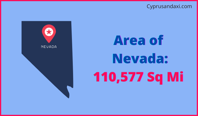 Area of Nevada compared to Mongolia