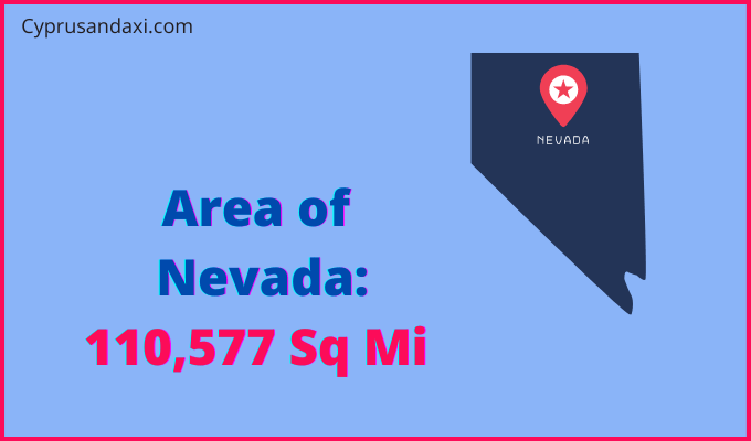 Area of Nevada compared to Vietnam