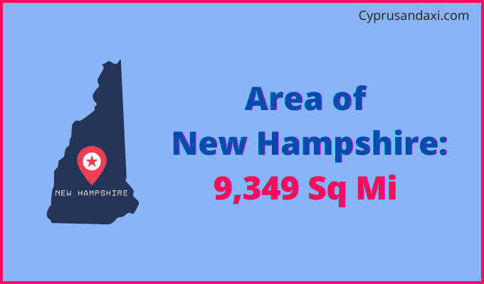 Area of New Hampshire compared to NIgeria