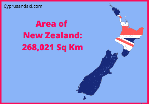 Area of New Zealand compared to Minnesota