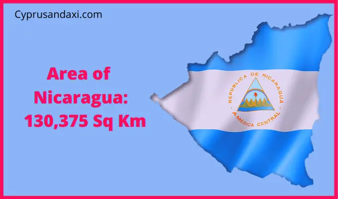 Area of Nicaragua compared to Ohio