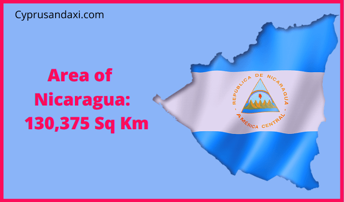 Area of Nicaragua compared to South Carolina