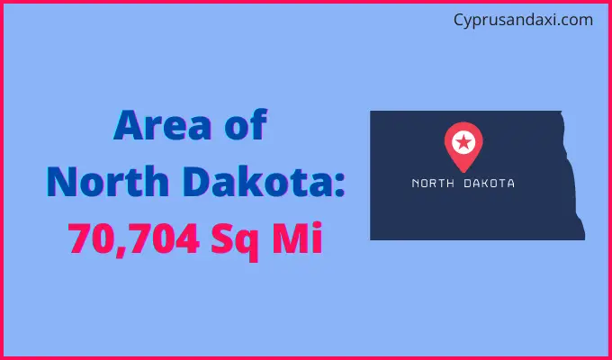Area of North Dakota compared to Ethiopia