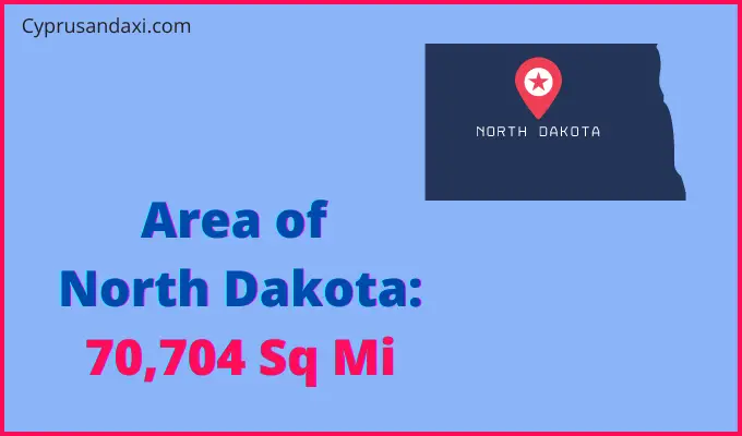 Area of North Dakota compared to Tanzania