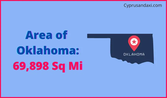 Area of Oklahoma compared to Bolivia