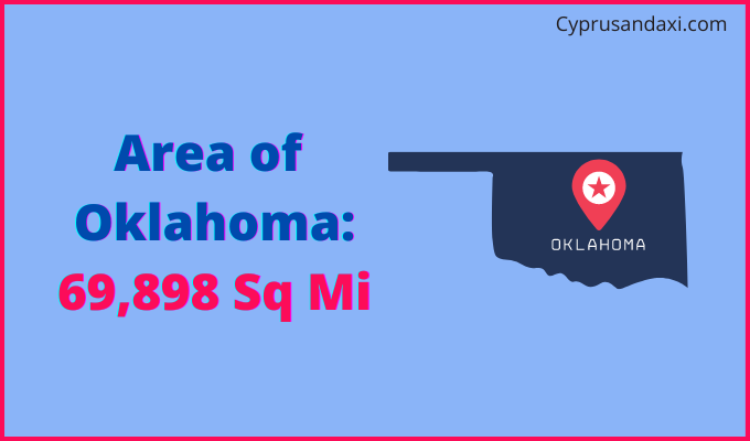 Area of Oklahoma compared to Honduras