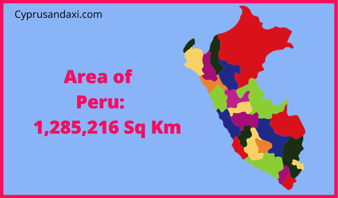 Area of Peru compared to New Hampshire