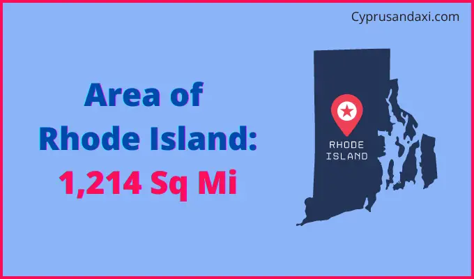 Area of Rhode Island compared to Burundi