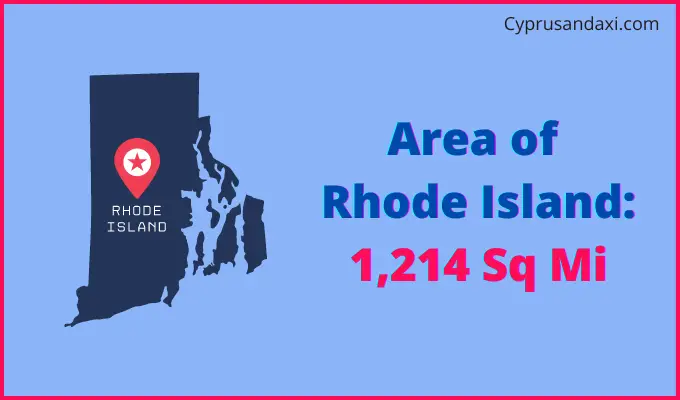 Area of Rhode Island compared to Nepal