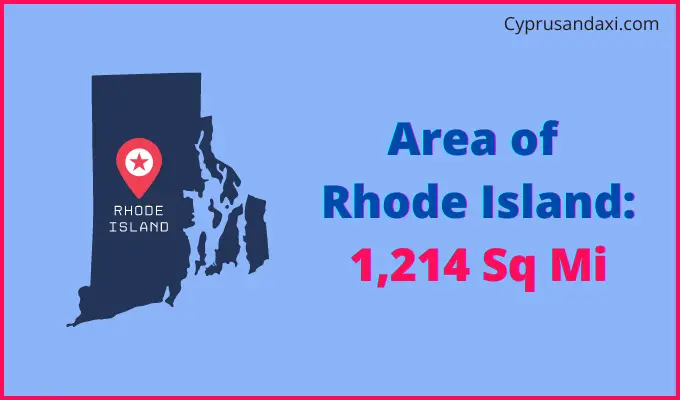 Area of Rhode Island compared to Nicaragua