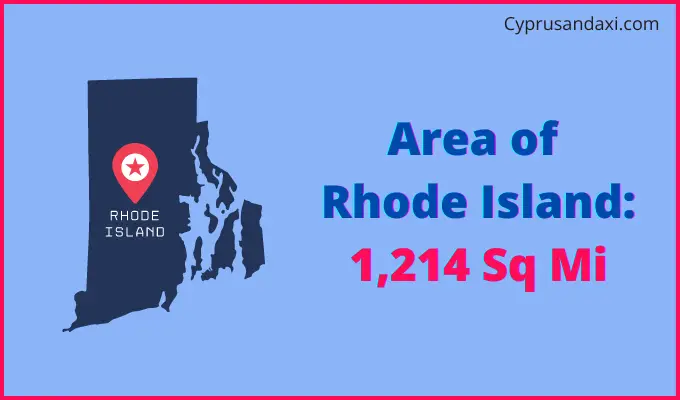 Area of Rhode Island compared to Peru