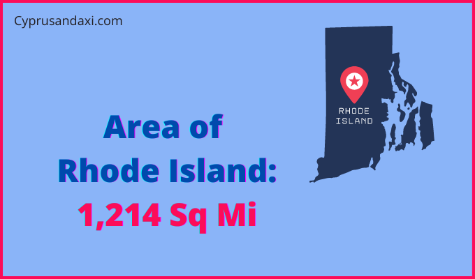 Area of Rhode Island compared to Uganda