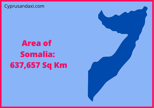 Area of Somalia compared to Massachusetts