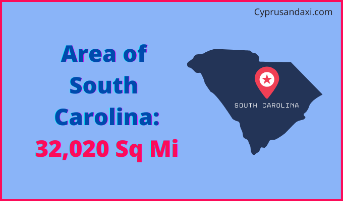 Area of South Carolina compared to Ethiopia