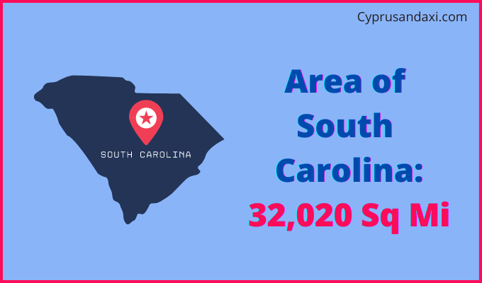 Area of South Carolina compared to Liberia