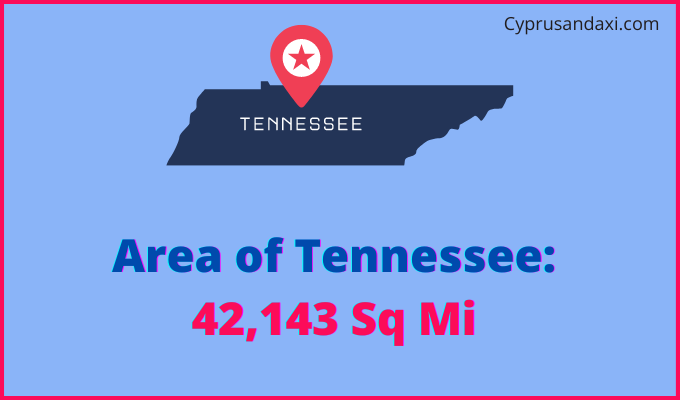 Area of Tennessee compared to Congo