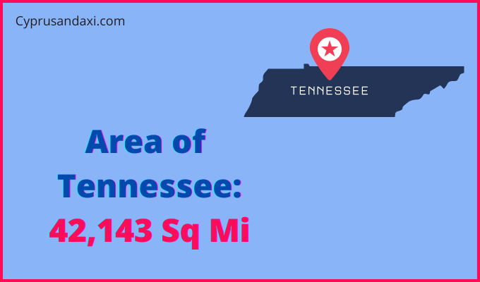 Area of Tennessee compared to Nigeria