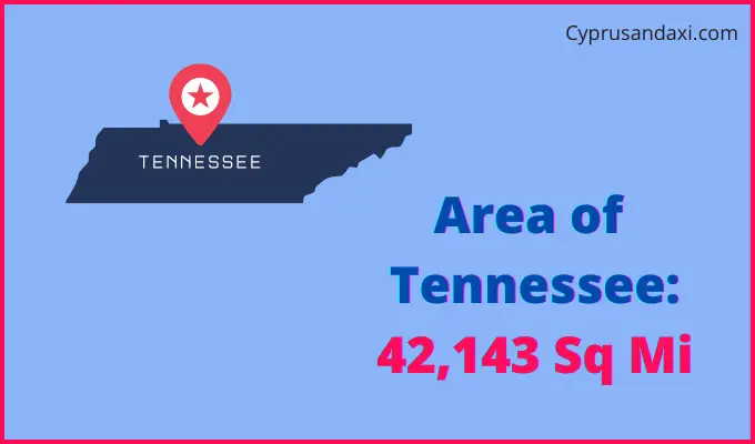 Area of Tennessee compared to Zimbabwe