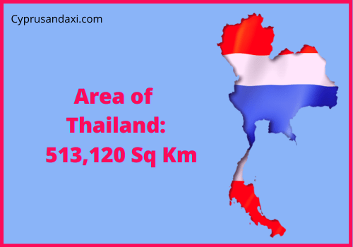 Area of Thailand compared to Nebraska