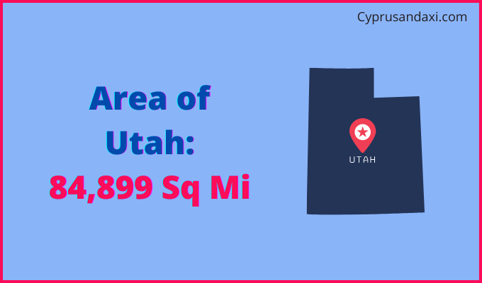 Area of Utah compared to Armenia