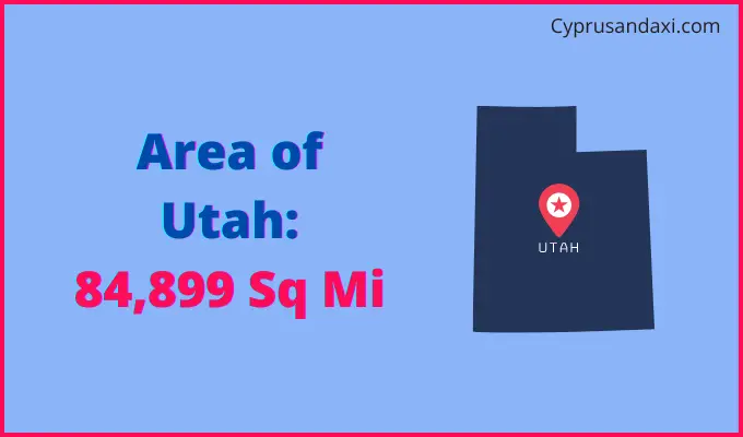 Area of Utah compared to El Salvador