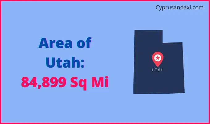 Area of Utah compared to Guatemala