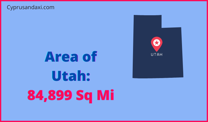 Area of Utah compared to Uganda