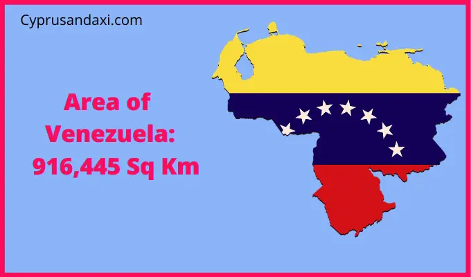 Area of Venezuela compared to New Mexico