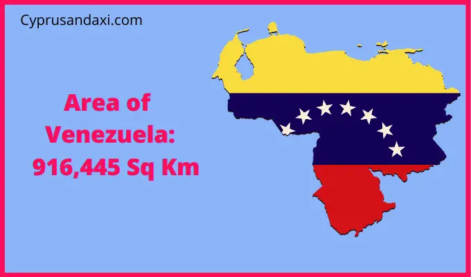 Area of Venezuela compared to New York