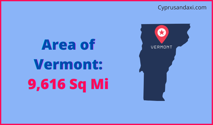 Area of Vermont compared to Bolivia