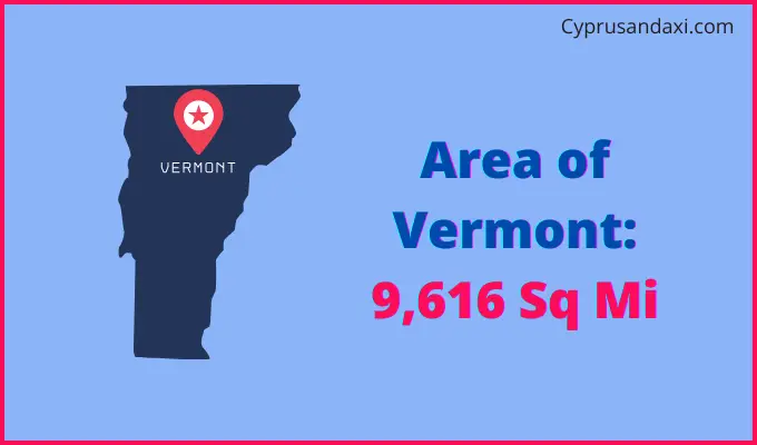 Area of Vermont compared to Peru