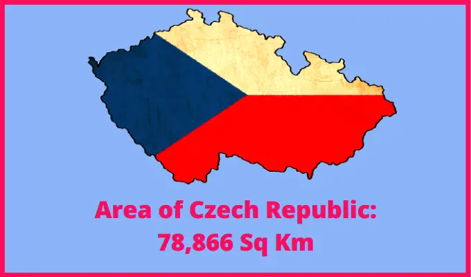 Area of the Czech Republic compared to Pennsylvania