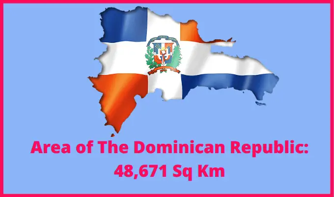 Area of the Dominican Republic compared to Ohio