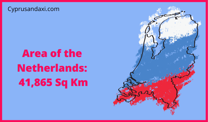 Area of the Netherlands compared to New Hampshire